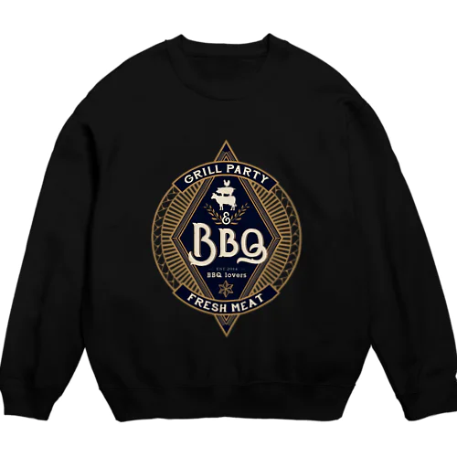 BBQ PARTY Crew Neck Sweatshirt