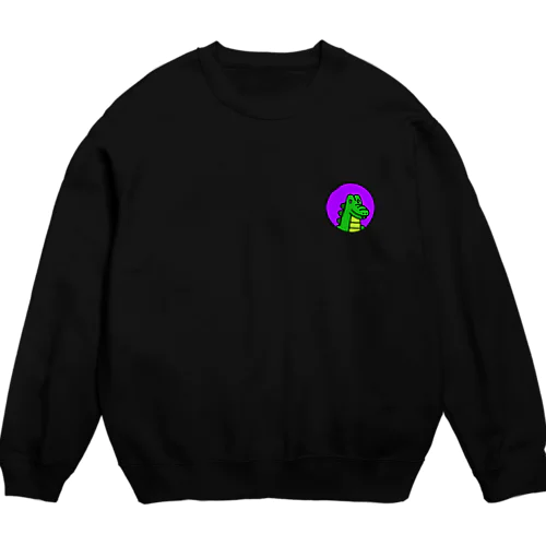 Basic Crocodile Crew Neck Sweatshirt