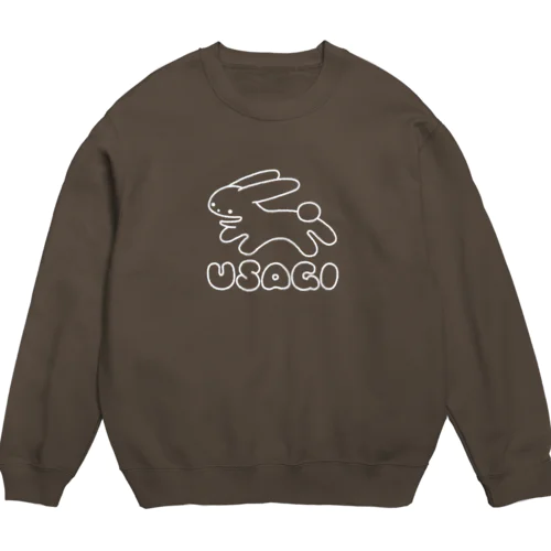 うさぎUSAGI2023白線 Crew Neck Sweatshirt