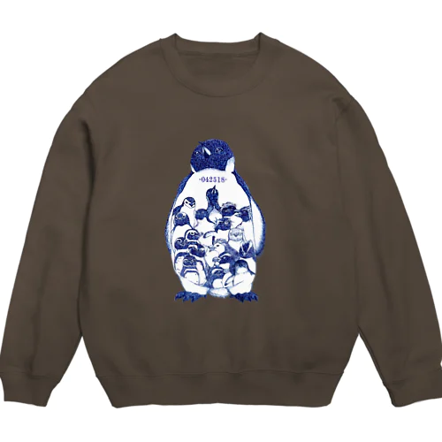 -042518-World Penguins Day Crew Neck Sweatshirt