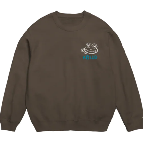 hello Crew Neck Sweatshirt