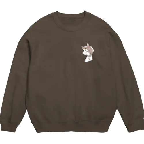 KEMONO girl Crew Neck Sweatshirt