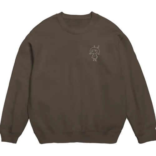 ドットな鹿さん Crew Neck Sweatshirt