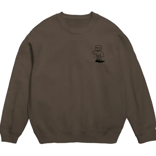 ねぐせくんしんぷるスウェット（小） Crew Neck Sweatshirt