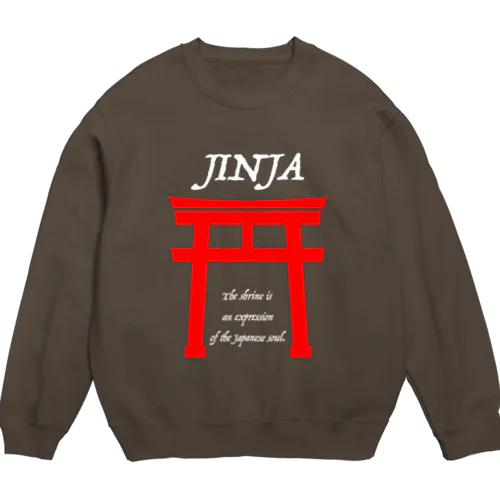 JINJA（赤） Crew Neck Sweatshirt