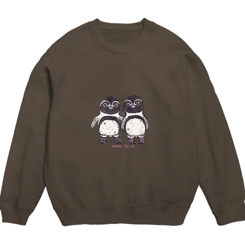 ふたごのフンボルトペンギン Crew Neck Sweatshirt