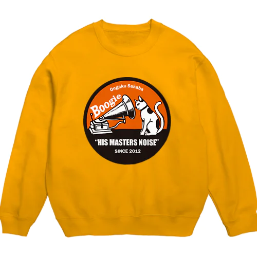 ブギねこ Crew Neck Sweatshirt