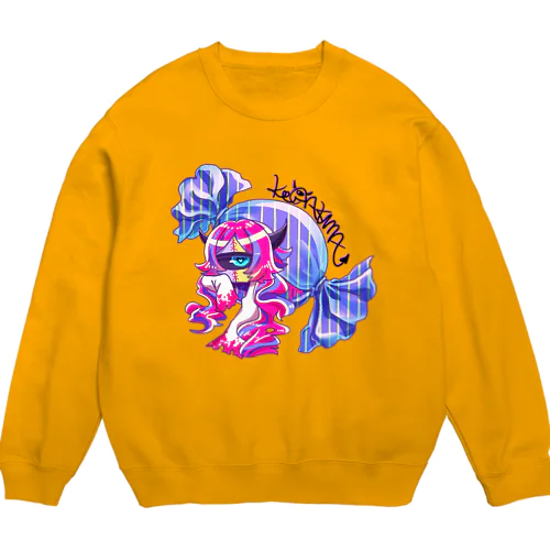 ハロウィンこぎゃくまちゃん Crew Neck Sweatshirt