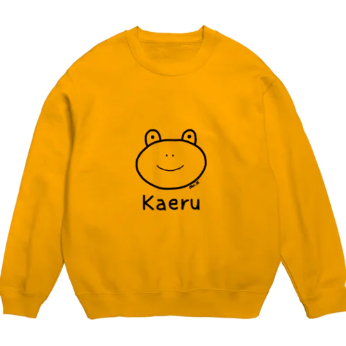 Kaeru (カエル) 黒デザイン スウェット