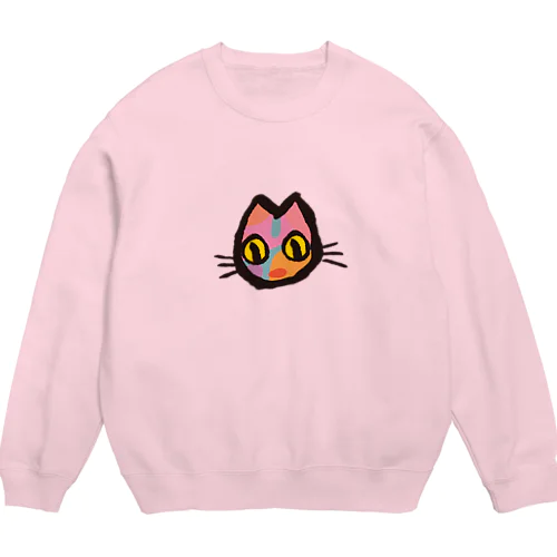 カラフルニャンコ Crew Neck Sweatshirt