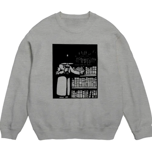 夜の本棚 Crew Neck Sweatshirt