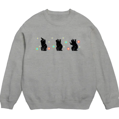 無限なでなでループ Crew Neck Sweatshirt