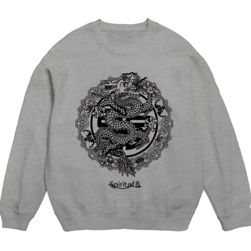 BleesingDragon（Black）スウェット Crew Neck Sweatshirt