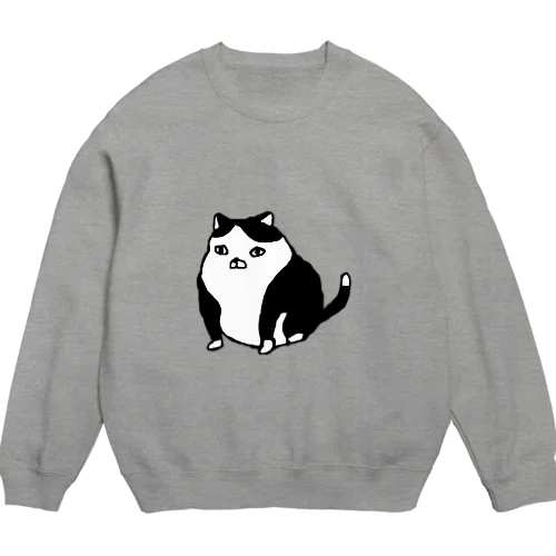 例の猫 Crew Neck Sweatshirt