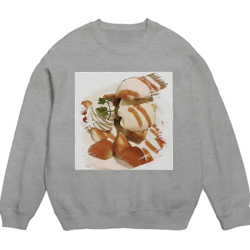 いちごワッフル♡ Crew Neck Sweatshirt