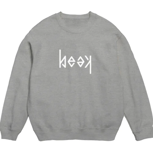 beak logo white Crew Neck Sweatshirt