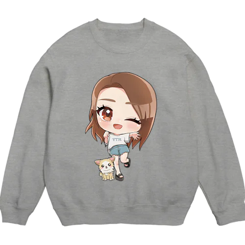 えりんこ🐶🍒 Crew Neck Sweatshirt