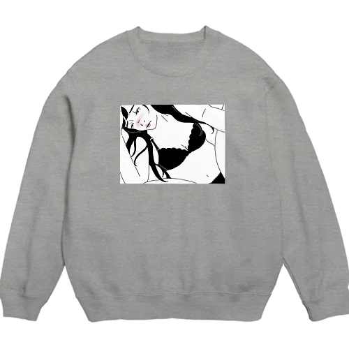 こっち向いてよ Crew Neck Sweatshirt