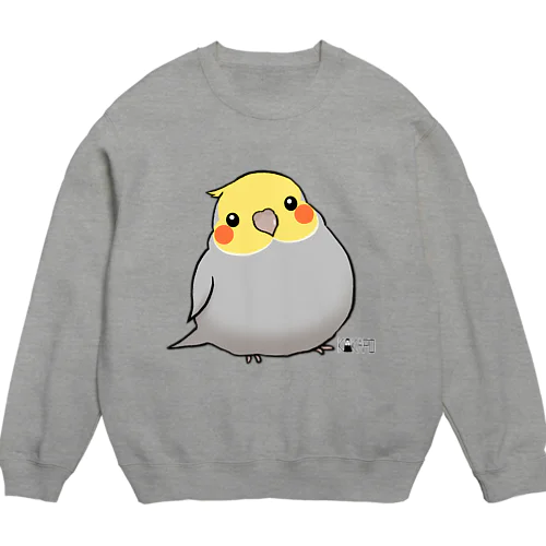 *KAKAPO*のふんわりオカメインコちゃん(のまる) Crew Neck Sweatshirt