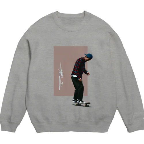 スケボー男子 Crew Neck Sweatshirt