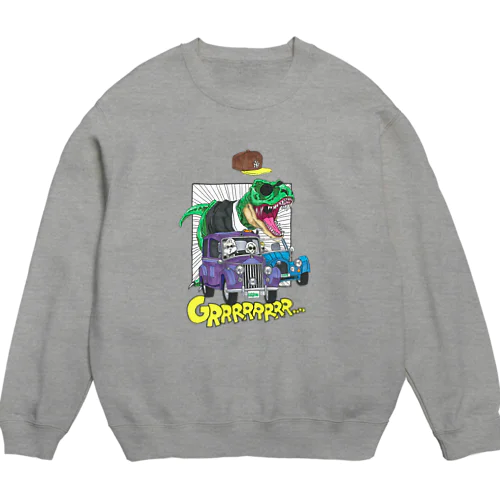 Ossan’s Escaping - fromT.Rex  Crew Neck Sweatshirt