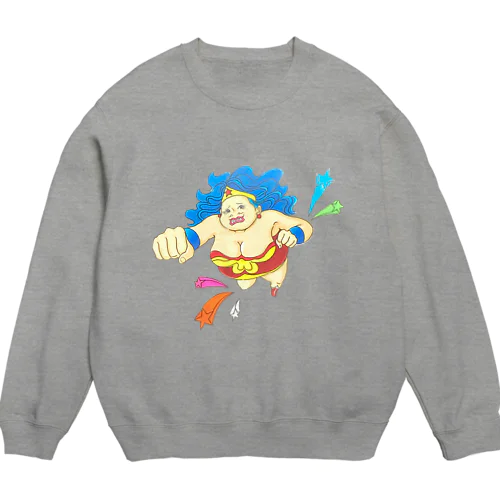 <W.A.F.W> FLY HIGH Crew Neck Sweatshirt