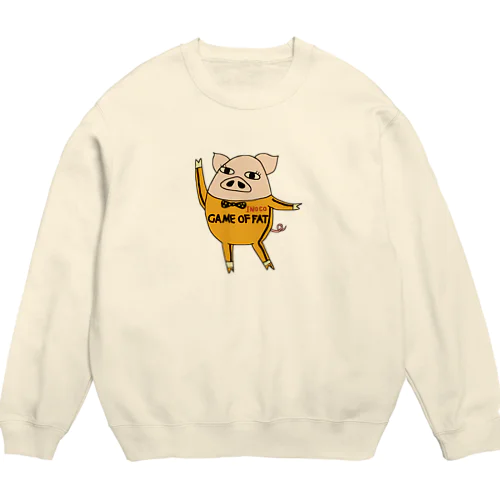 燃やせ！脂肪シリーズ Crew Neck Sweatshirt