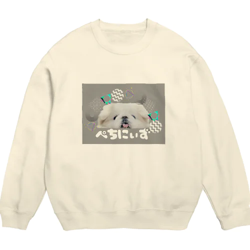 あめの日イロ　ぺちにぃず Crew Neck Sweatshirt