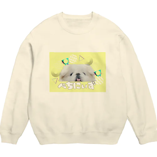 マヨネィズイロ　ぺちにぃず Crew Neck Sweatshirt