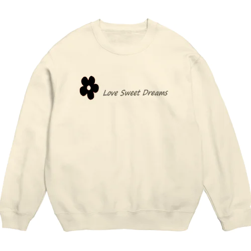 LSD　花ロゴ Crew Neck Sweatshirt