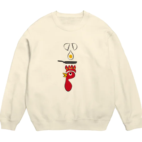 ニワトリコンロ Crew Neck Sweatshirt