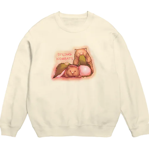 SPRING WOMBATS Crew Neck Sweatshirt