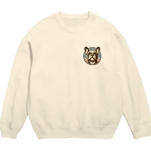 レトロ*フレンチブル Crew Neck Sweatshirt