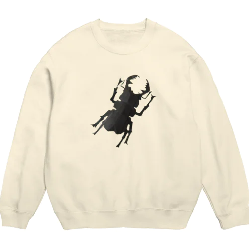 色紙クワガタ Crew Neck Sweatshirt