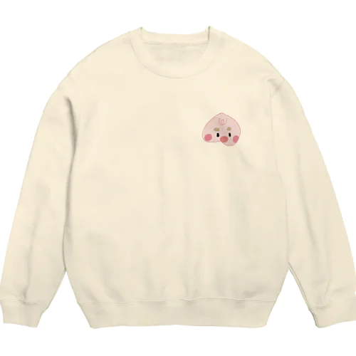 すももちゃん Crew Neck Sweatshirt