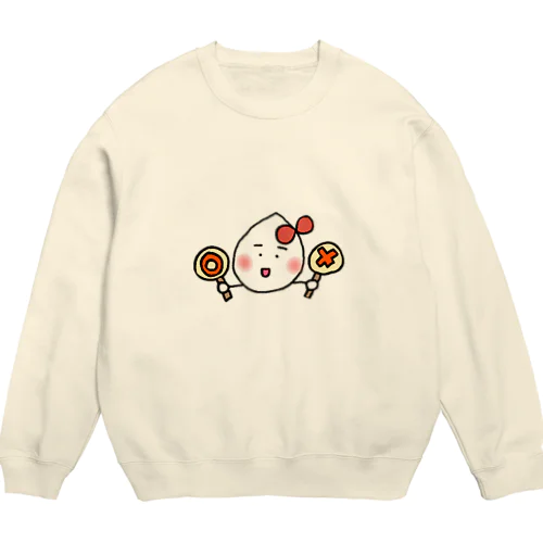 ごまごまクイズのごま子さん。 Crew Neck Sweatshirt