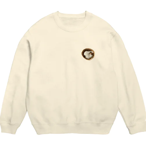 しあわせにねむる猫 / ニャーニャー Crew Neck Sweatshirt