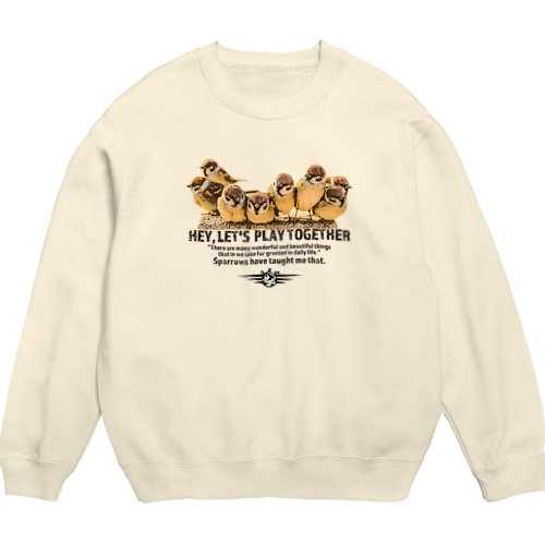 一緒に遊ぼう！ #001 Crew Neck Sweatshirt