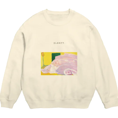 曖昧な睡魔 Crew Neck Sweatshirt