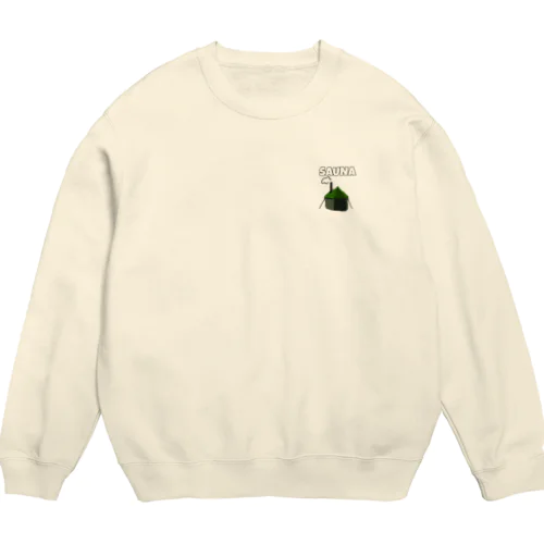 ワンポイントテントサウナ Crew Neck Sweatshirt