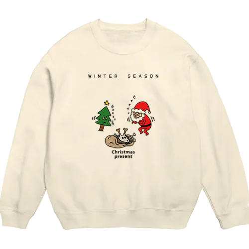 サンタのお仕事する季節 Crew Neck Sweatshirt