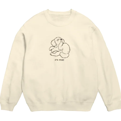 あごかゆトイプードル Crew Neck Sweatshirt