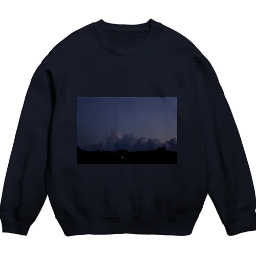 巫女屋⛩️(日本のどこかの夜明け雲) Crew Neck Sweatshirt