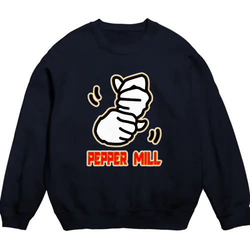 ペッパーミル・パフォーマンス　WBC風ロゴ入り Crew Neck Sweatshirt