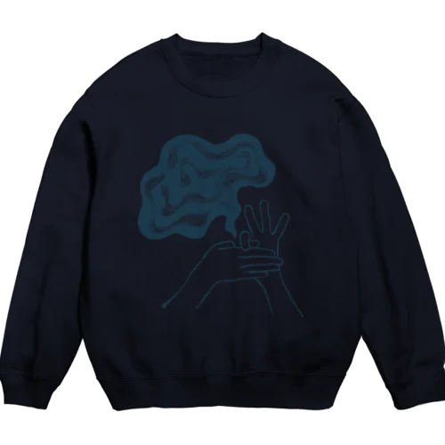 モヤるマジック（紺） Crew Neck Sweatshirt