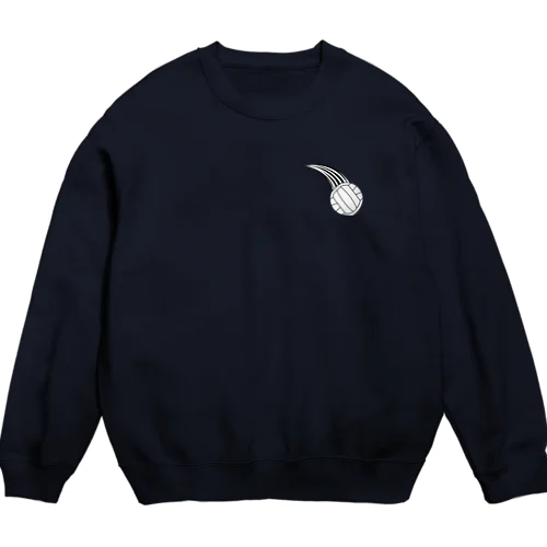 決して諦めず、初めての目標を追い続ける情熱！バレーボール！ Crew Neck Sweatshirt