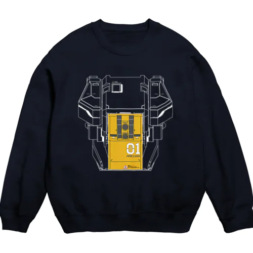 アーカックス　胸部フロントデザイン Crew Neck Sweatshirt