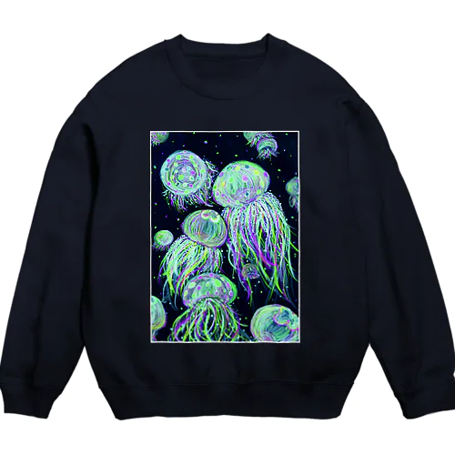 宇宙海月 Crew Neck Sweatshirt