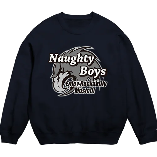 Naughty Boys モノクロキャラ スウェット