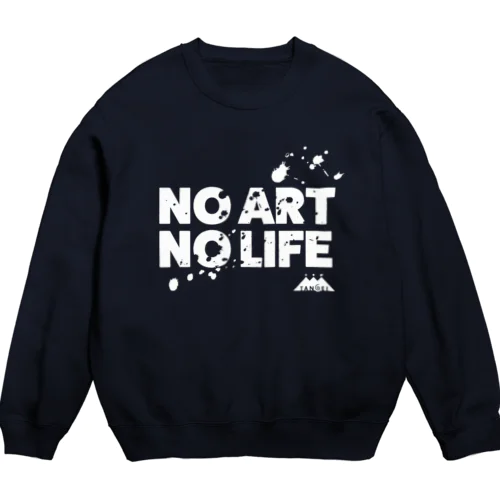 2022TANGEI_白インク Crew Neck Sweatshirt